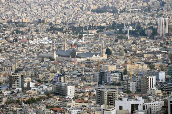 View of Damascus from Mount Qasioun