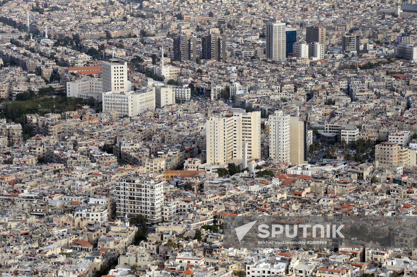 View of Damascus from Mount Qasioun