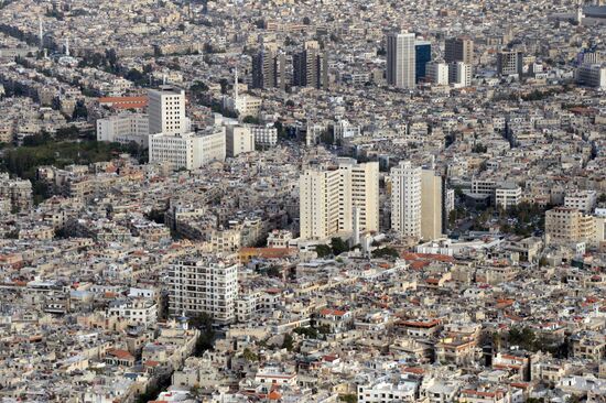 View of Damascus from Mount Qasioun