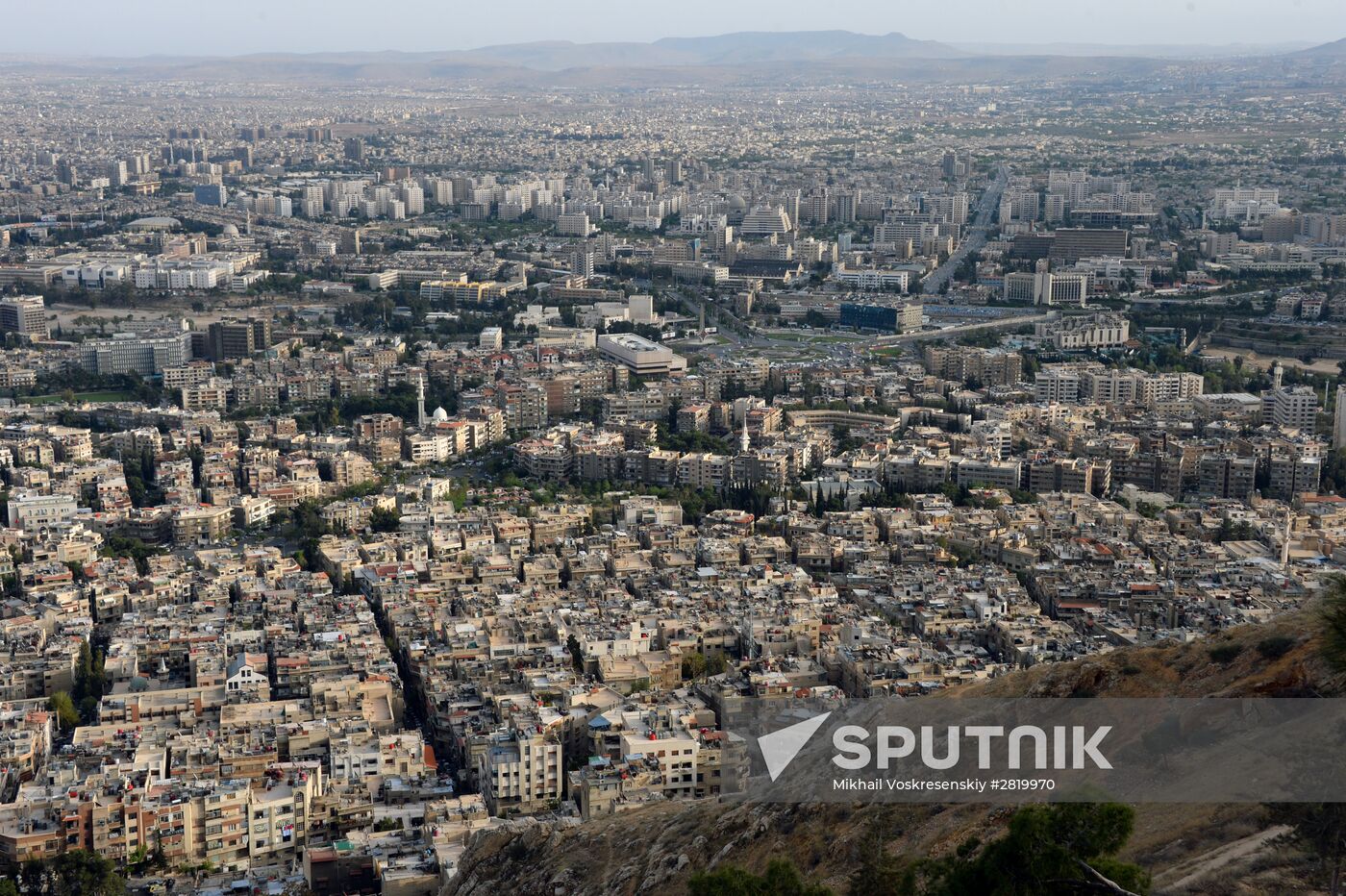 View of Damascus from Mount Qasioun