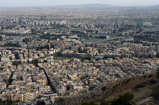 View of Damascus from Mount Qasioun