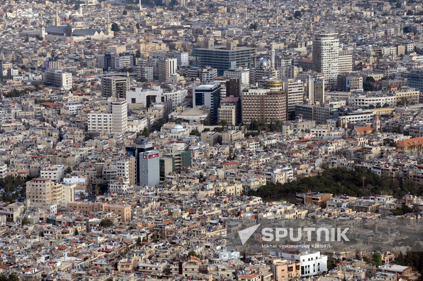 View of Damascus from Mount Qasioun