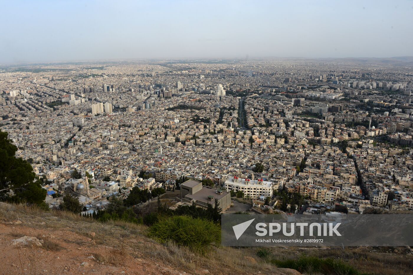 View of Damascus from Mount Qasioun