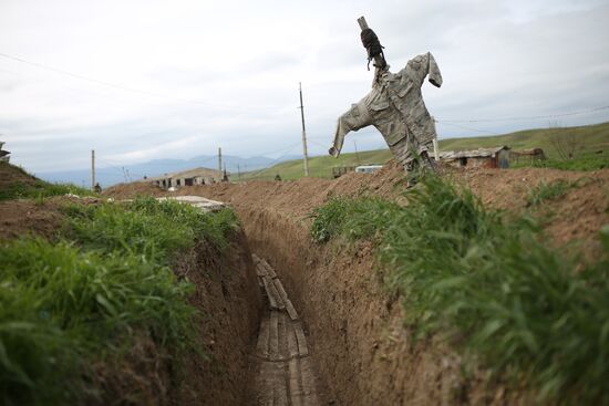 Situation near Madagis village in the Karabakh conflict zone