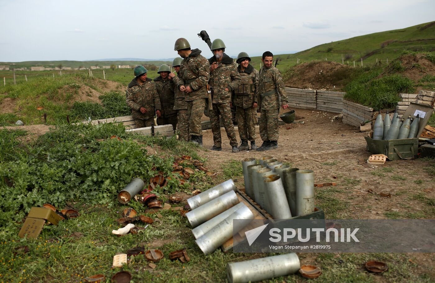 Situation near Madagis village in the Karabakh conflict zone