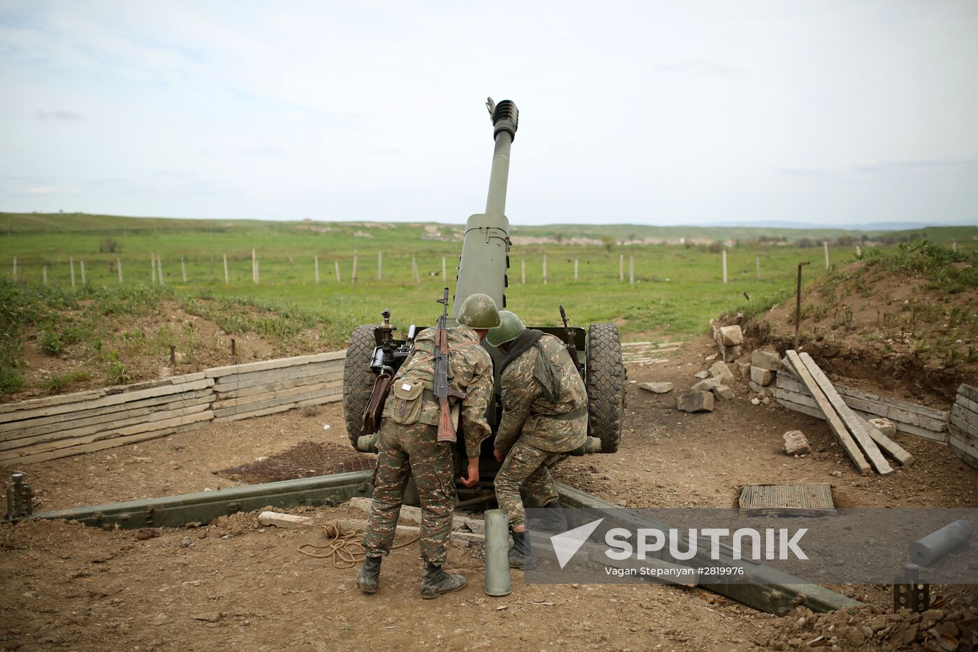 Situation near Madagis village in the Karabakh conflict zone