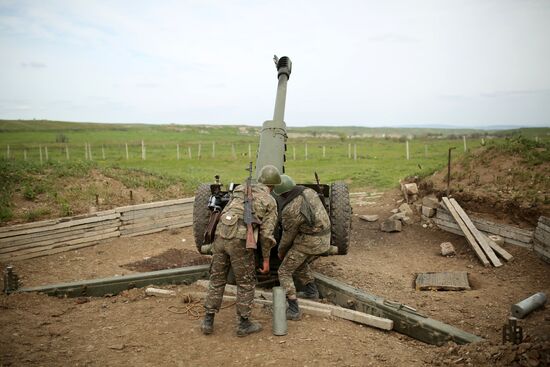 Situation near Madagis village in the Karabakh conflict zone