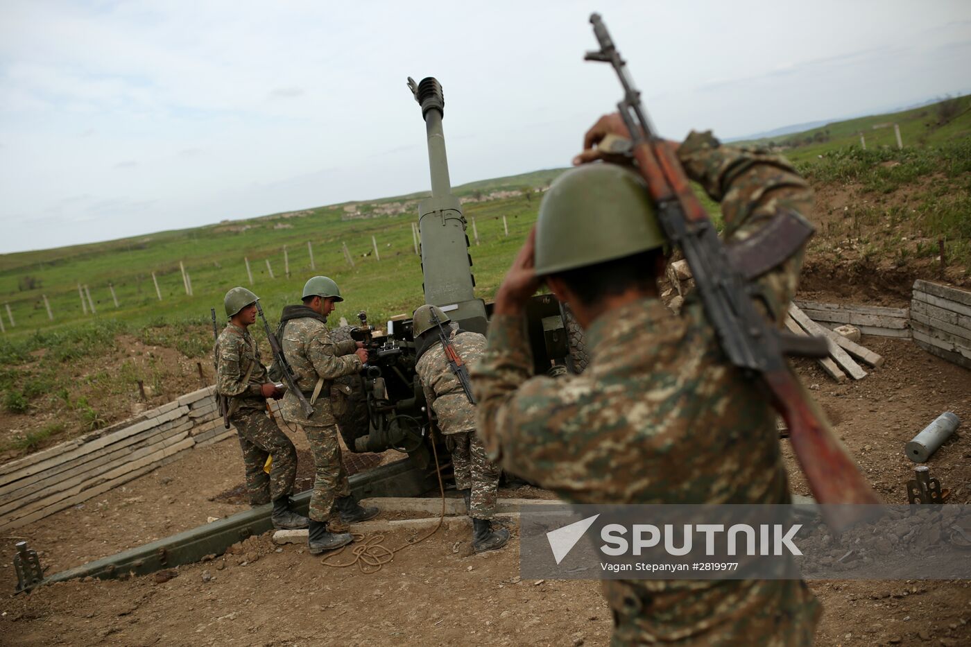 Situation near Madagis village in the Karabakh conflict zone