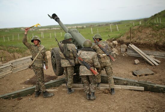 Situation near Madagis village in the Karabakh conflict zone