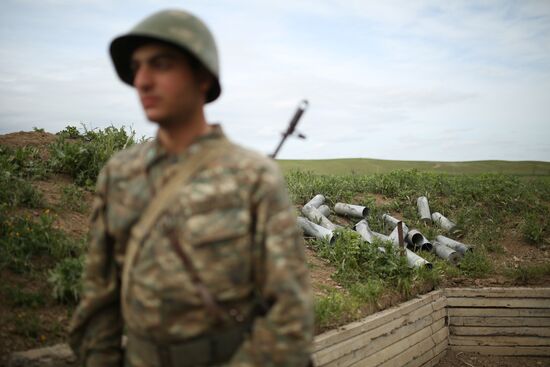 Situation near Madagis village in the Karabakh conflict zone