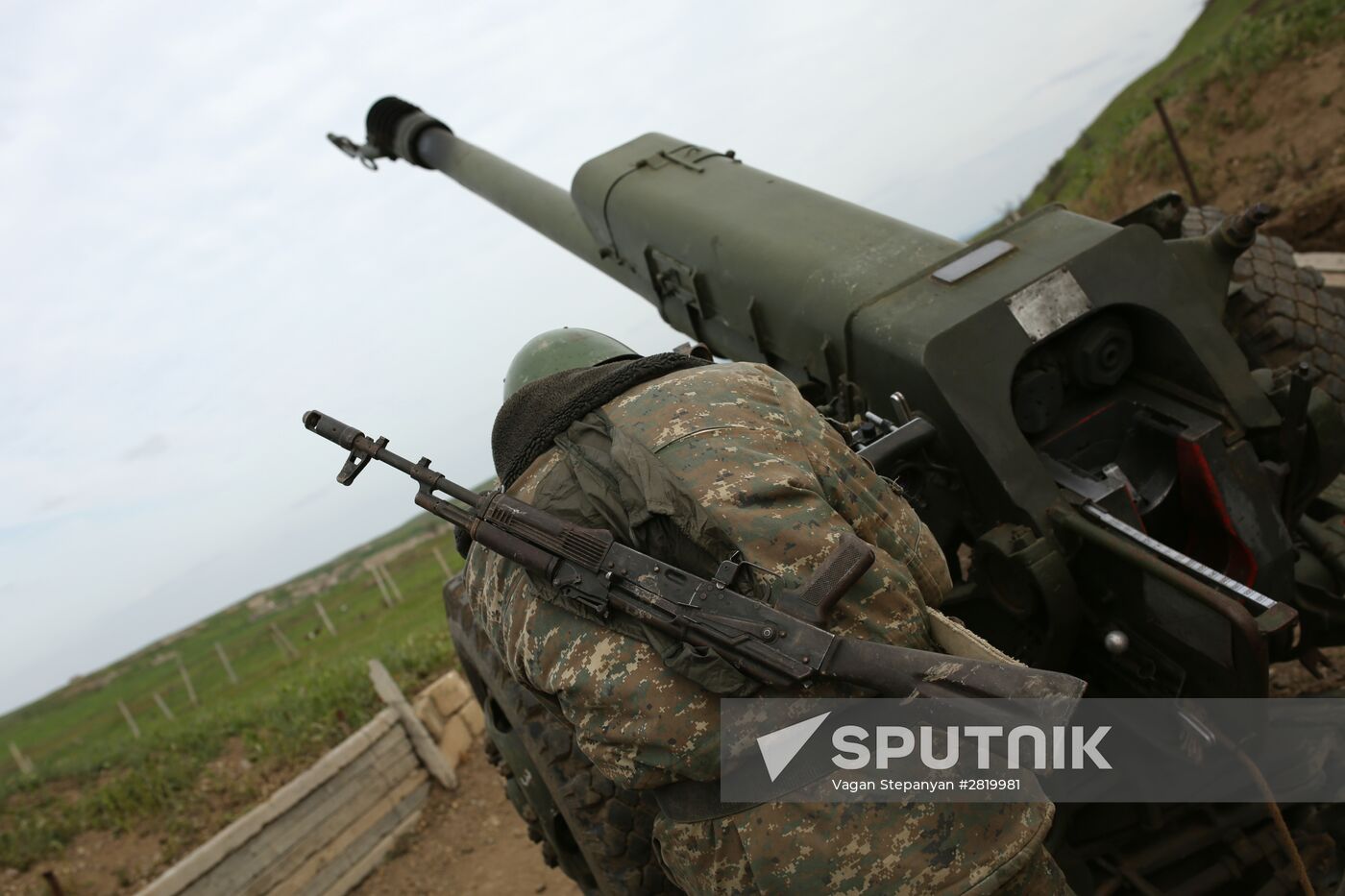 Situation near Madagis village in the Karabakh conflict zone