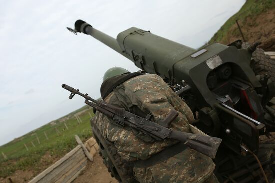 Situation near Madagis village in the Karabakh conflict zone