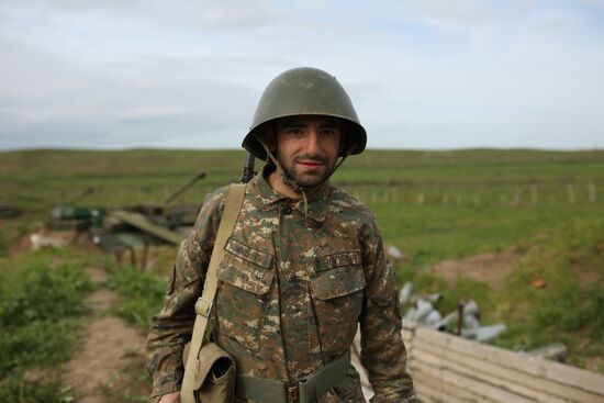 Situation near Madagis village in the Karabakh conflict zone