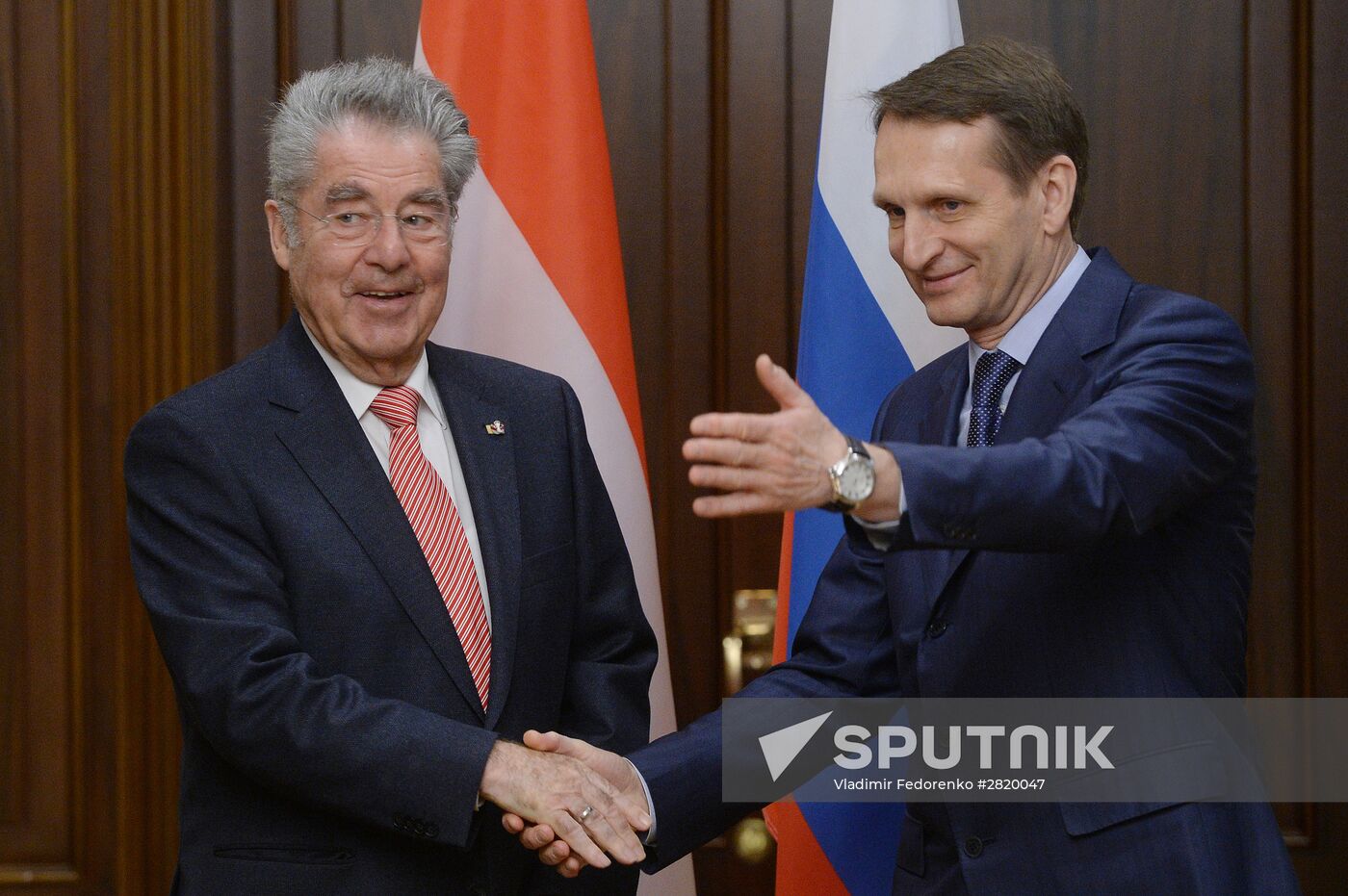 State Duma Speaker Sergei Naryshkin meets with Austrian President Heinz Fischer