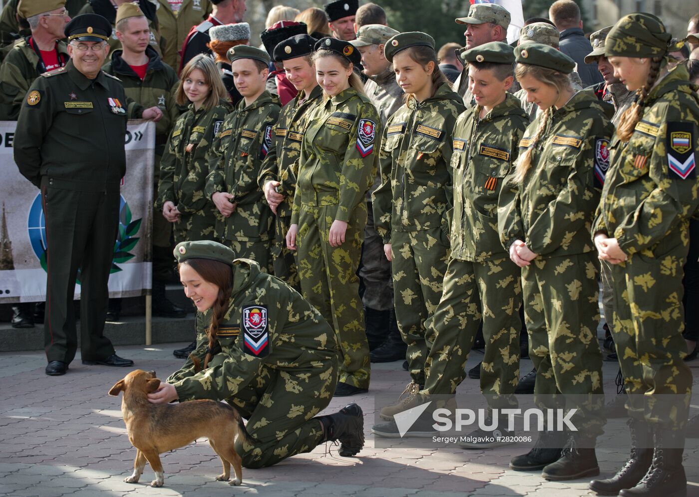 Star of Our Great Victory auto rally in Simferopol