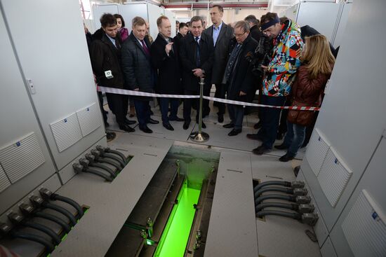 Ultraviolet wastewater treatment in Novosibirsk