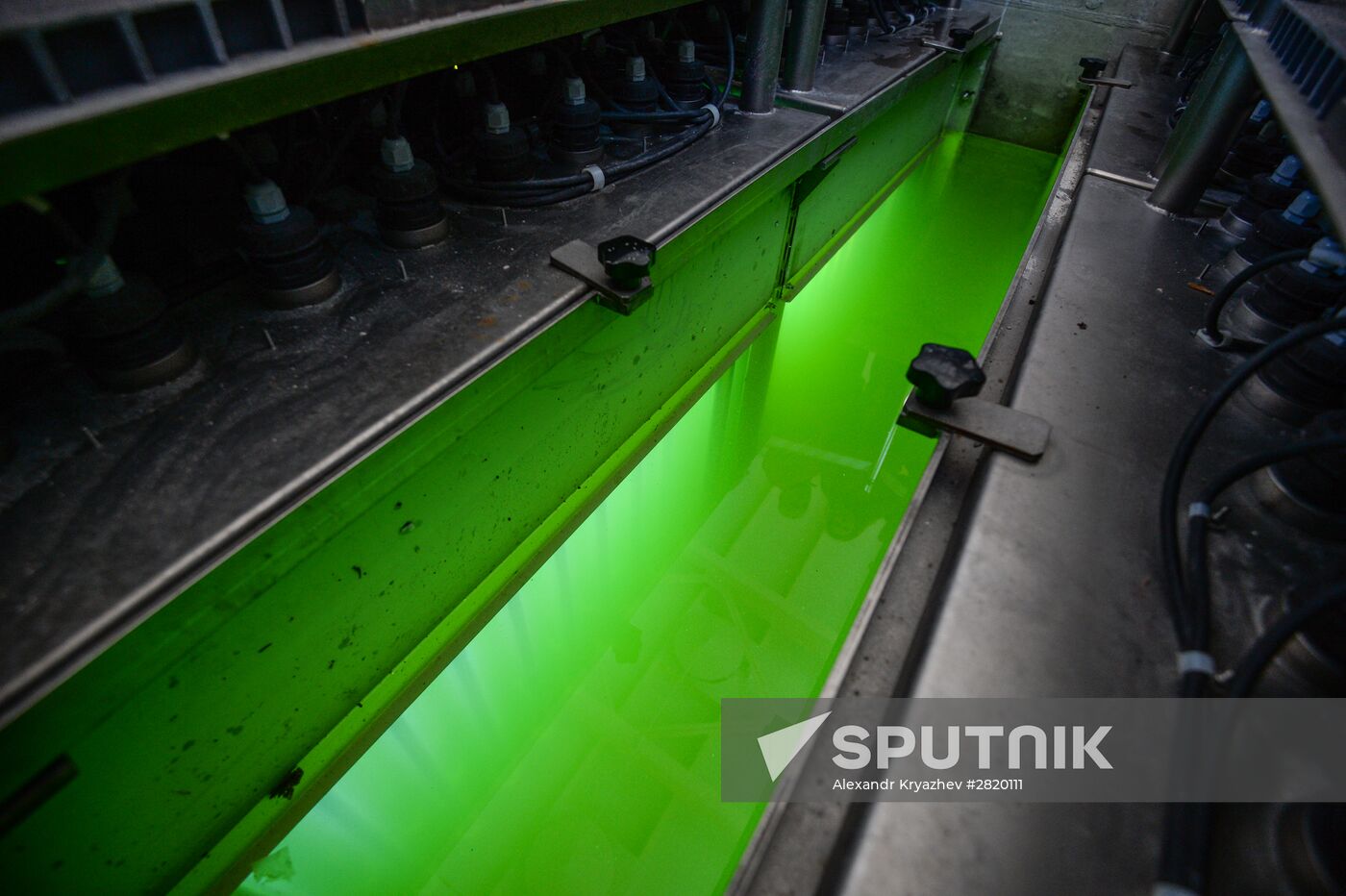 Ultraviolet wastewater treatment in Novosibirsk