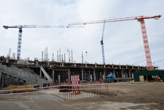 Construction of Nizhny Novgorod Stadium