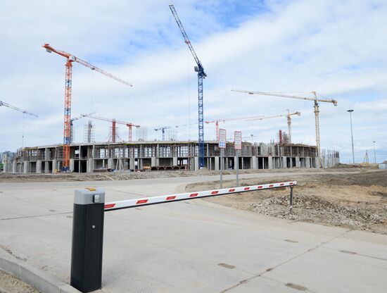 Construction of Nizhny Novgorod Stadium