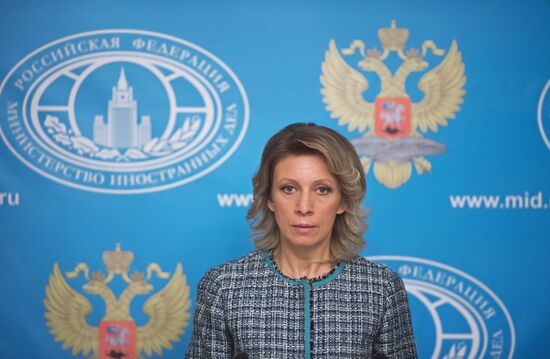 Briefing with Russian Foreign Affairs Ministry Spokesperson Maria Zakharova