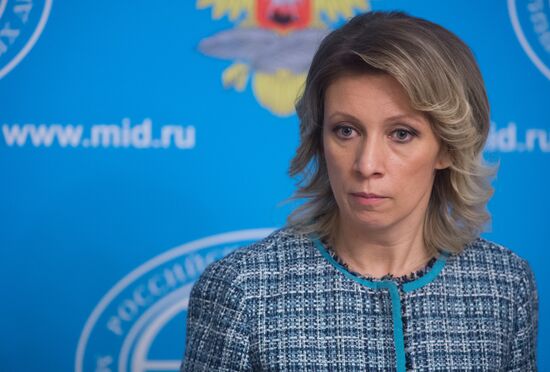 Briefing with Russian Foreign Affairs Ministry Spokesperson Maria Zakharova