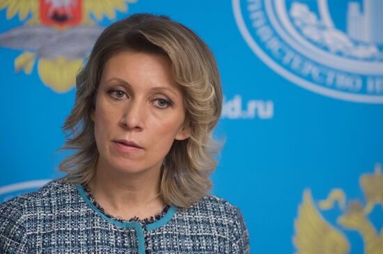 Briefing with Russian Foreign Affairs Ministry Spokesperson Maria Zakharova