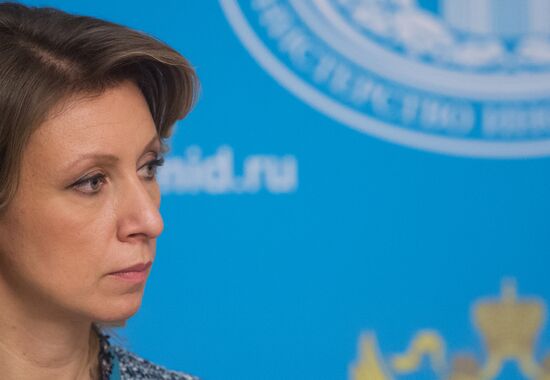 Briefing with Russian Foreign Affairs Ministry Spokesperson Maria Zakharova