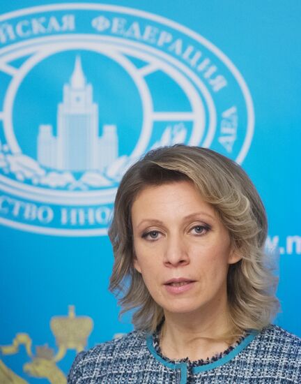 Briefing with Russian Foreign Affairs Ministry Spokesperson Maria Zakharova