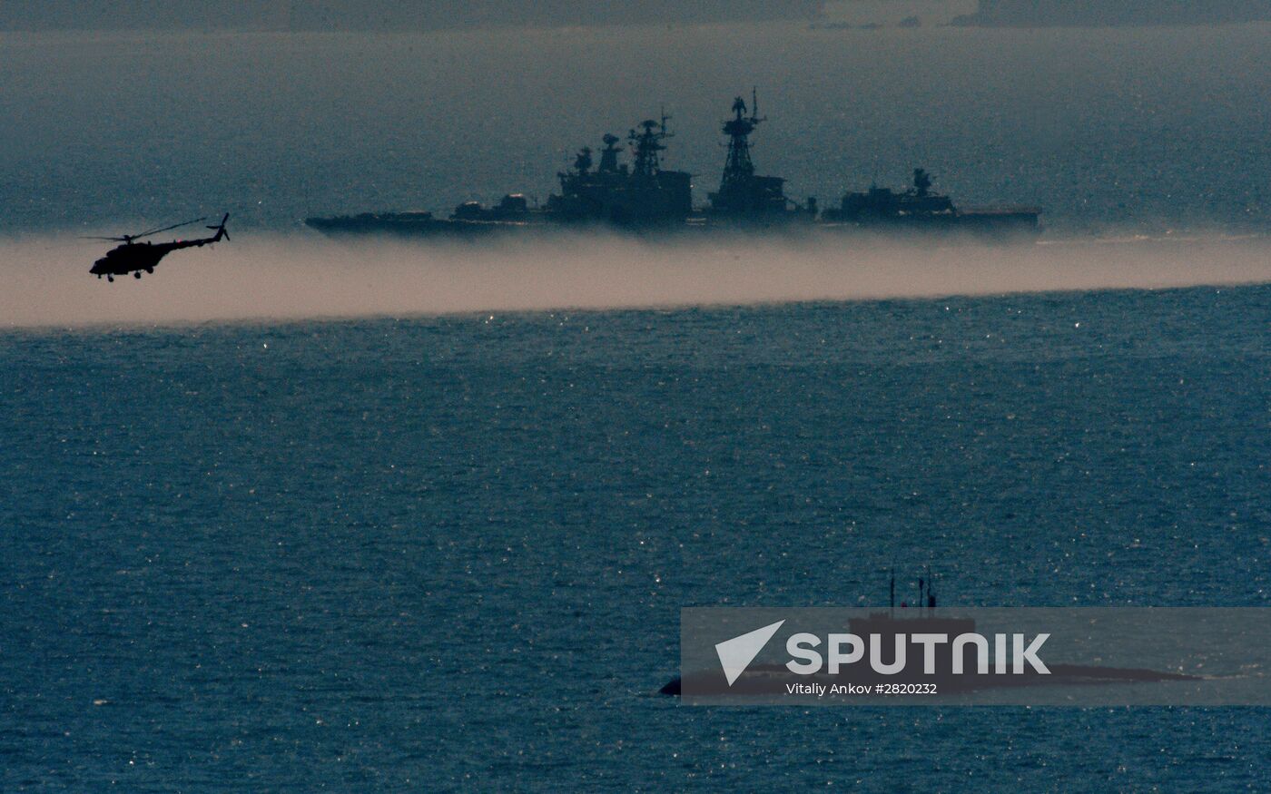 Tactical drill of Pacific Fleet's Naval Infantry brigade and motor-rifle brigade of 5th Combined Arms Army of Eastern Military District