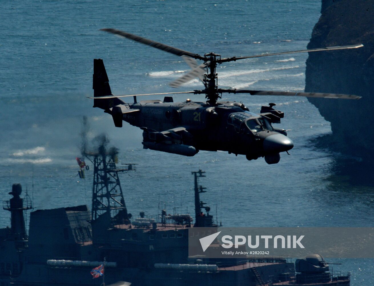 Tactical drill of Pacific Fleet's Naval Infantry brigade and motor-rifle brigade of 5th Combined Army of Eastern Military District