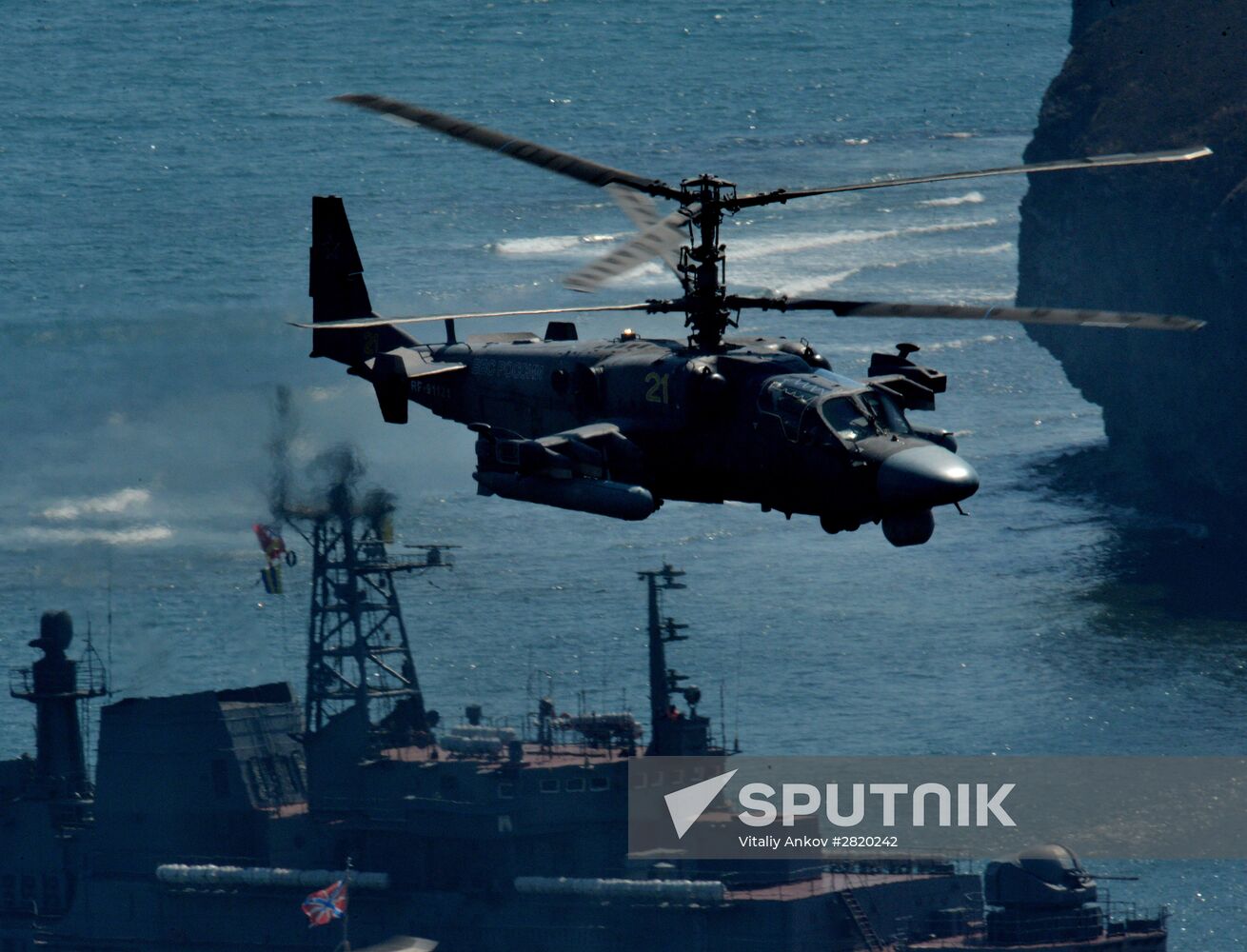 Tactical drill of Pacific Fleet's Naval Infantry brigade and motor-rifle brigade of 5th Combined Army of Eastern Military District