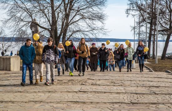 Petrozavodsk residents celebrate anniversary of town's City of Military Glory title