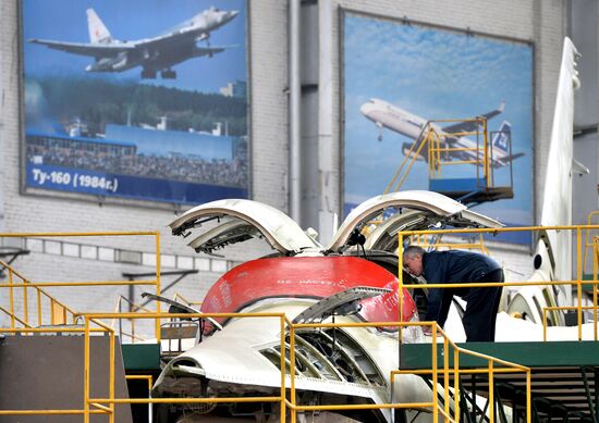 Overhaul of Tu-160 planes at Kazan Aircraft Plant