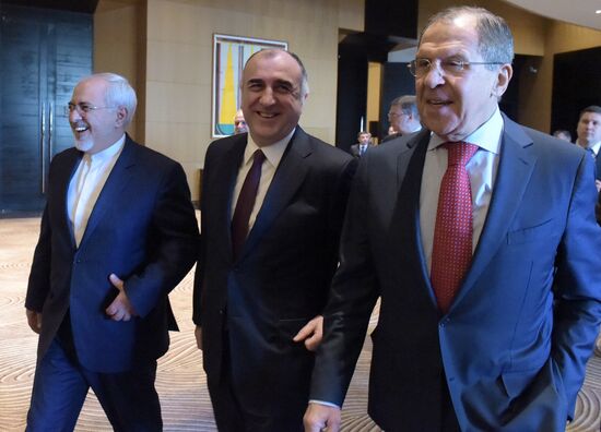 Trilateral meeting of foreign ministers of Russia, Azerbaijan and Iran
