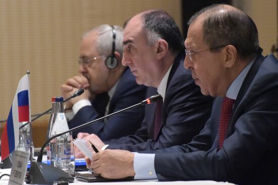 Trilateral meeting of foreign ministers of Russia, Azerbaijan and Iran