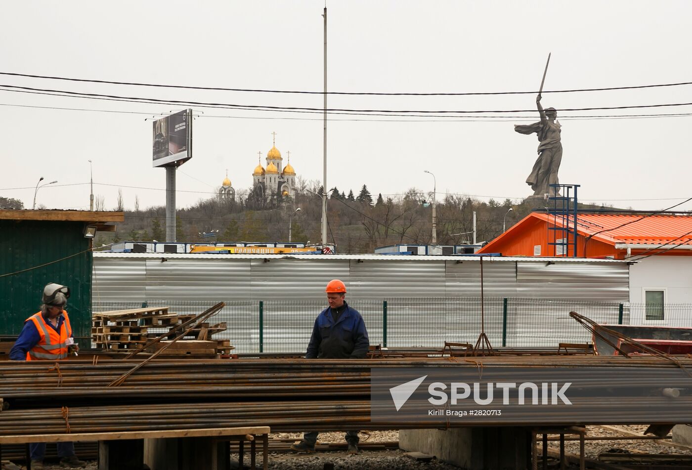 Volgograd Arena construction