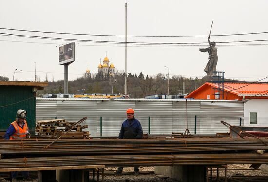 Volgograd Arena construction