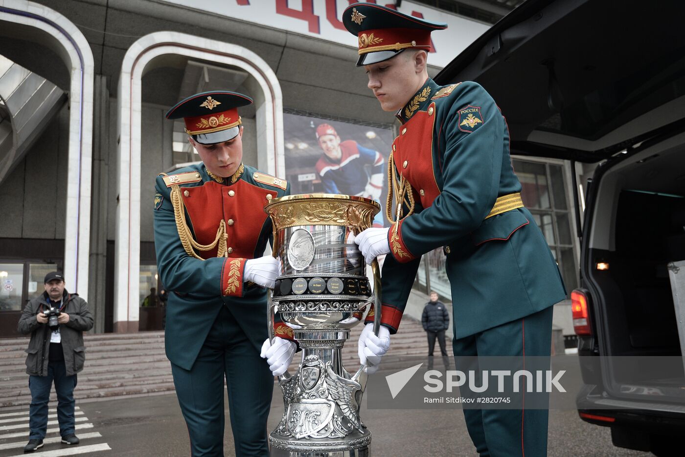 Ice hockey. KHL. CSKA vs. Metallurg Magnitogorsk