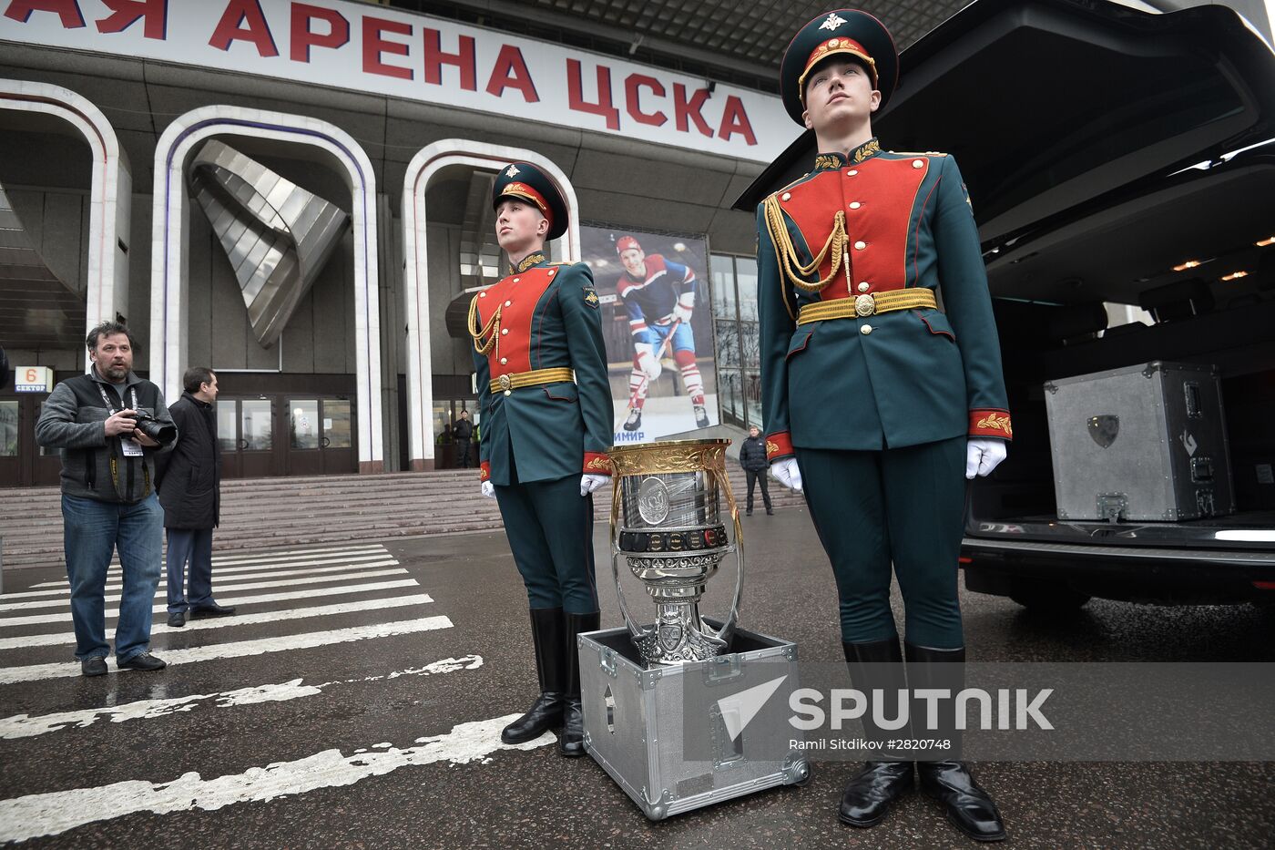 Ice hockey. KHL. CSKA vs. Metallurg Magnitogorsk