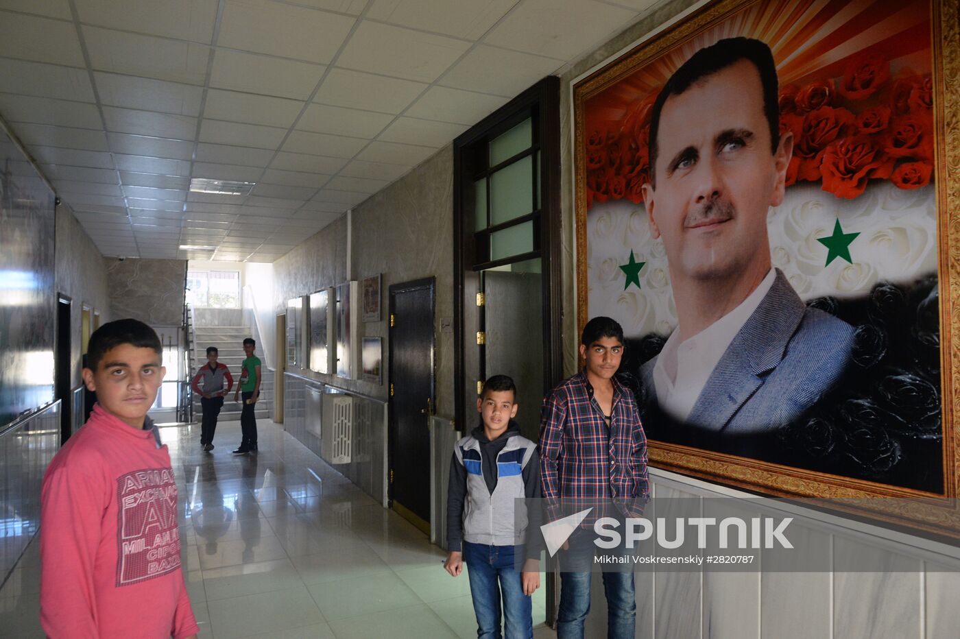 School in Damascus for dead soldiers' children