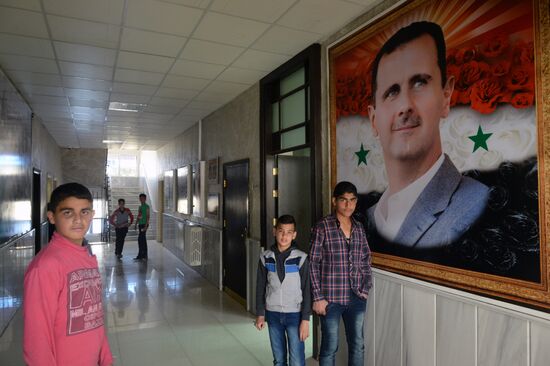 School in Damascus for dead soldiers' children