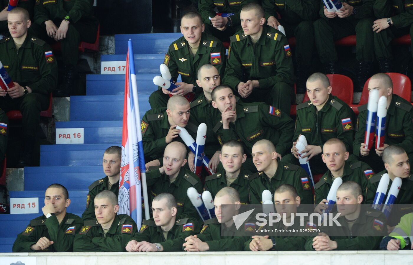 Ice hockey. KHL. CSKA vs. Metallurg Magnitogorsk