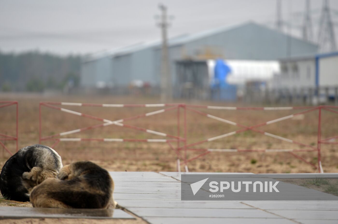 Exclusion zone around Chernobyl nuclear power plant