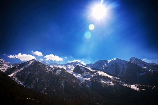 Ski resort at Krasnaya Polyana