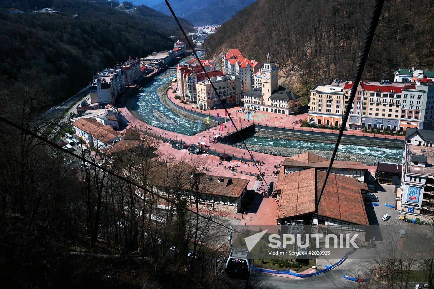 Ski resort at Krasnaya Polyana