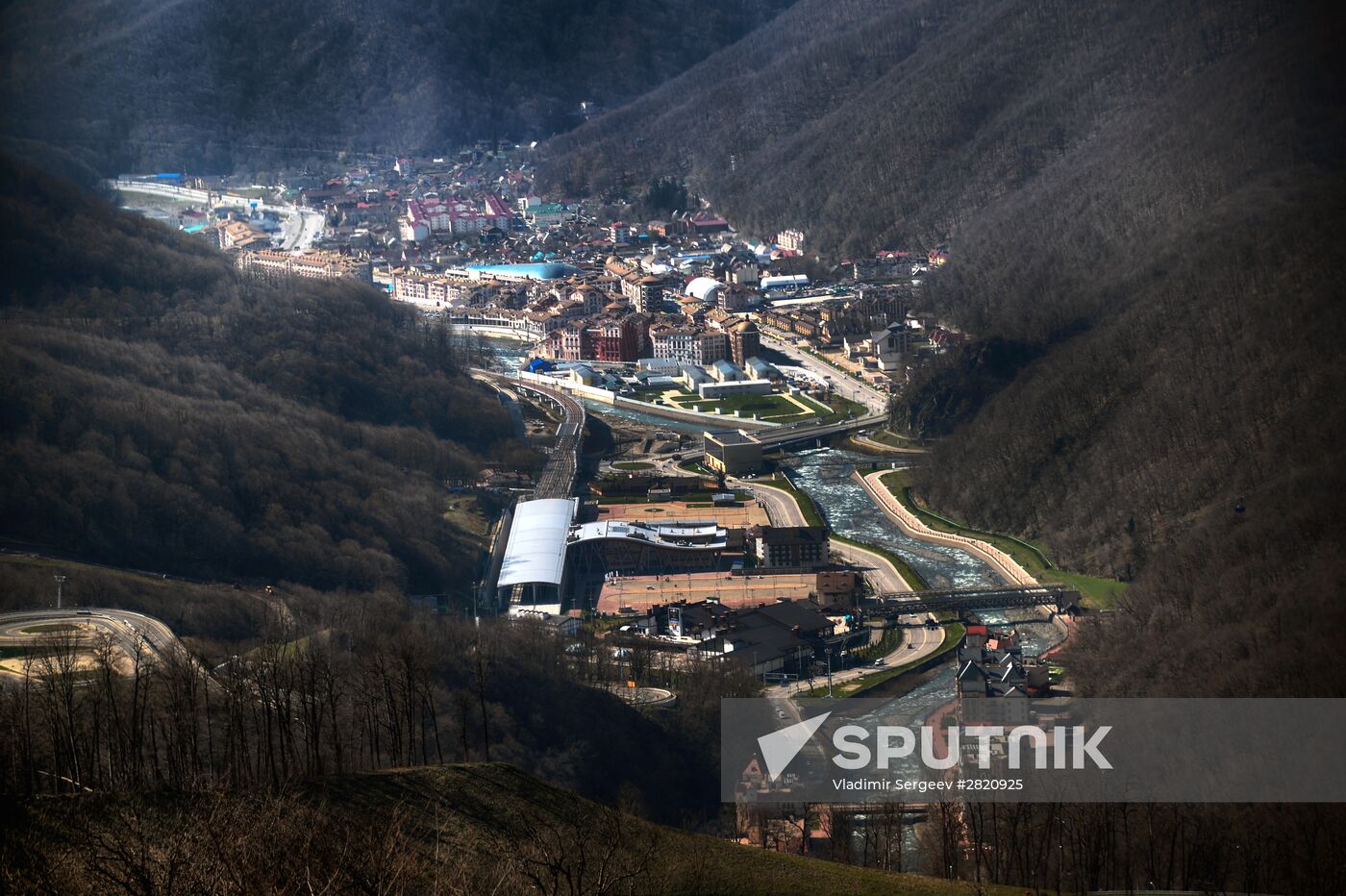 Ski resort at Krasnaya Polyana