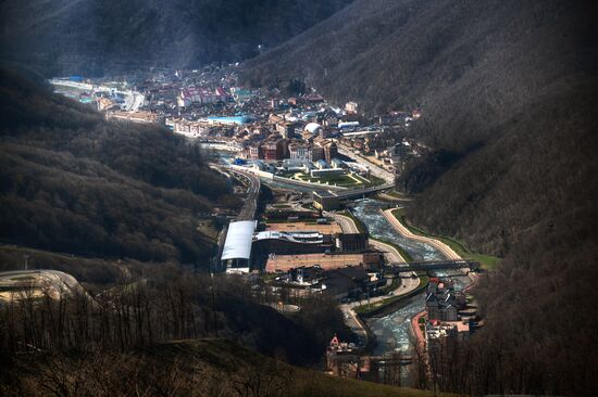 Ski resort at Krasnaya Polyana