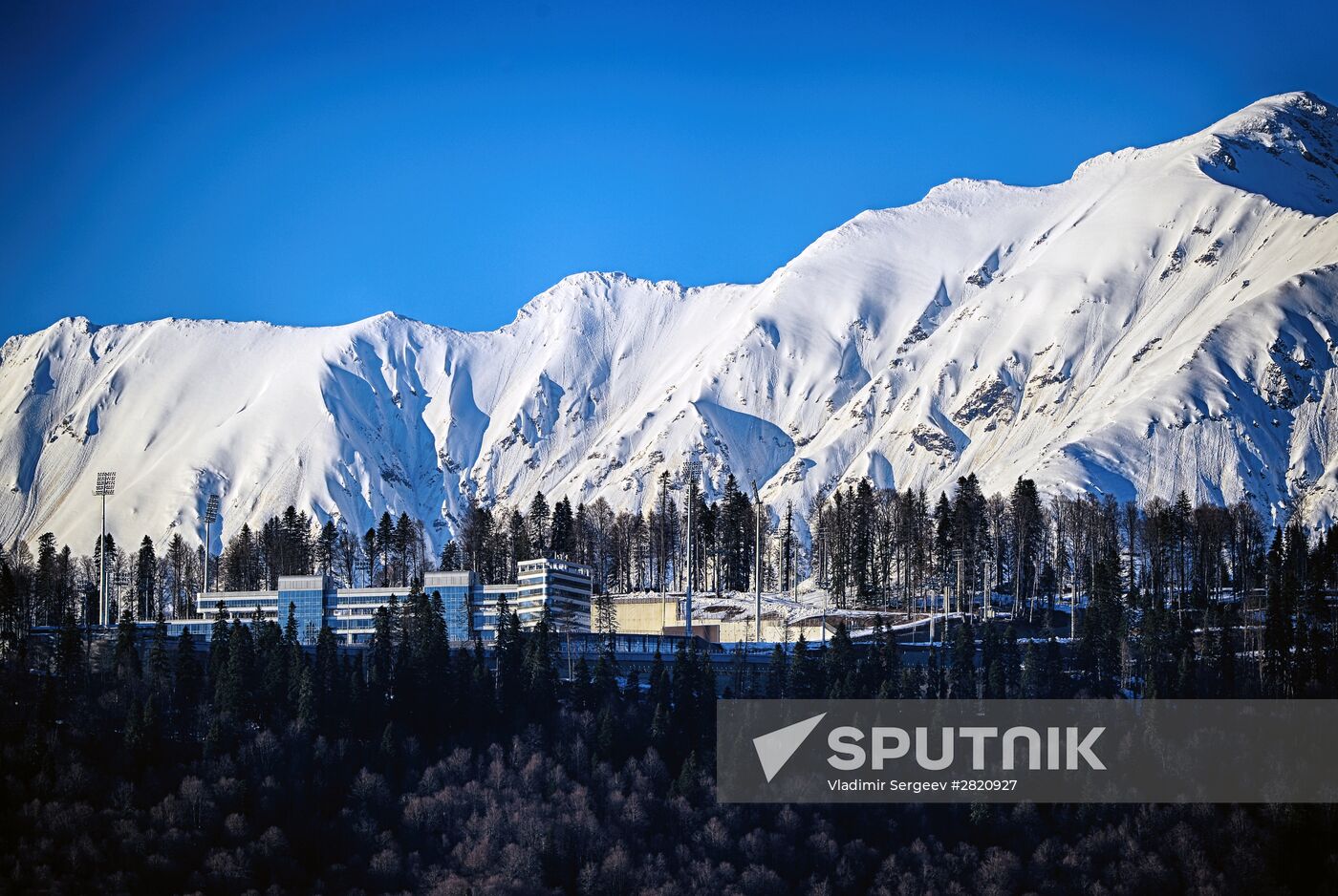 Ski resort at Krasnaya Polyana