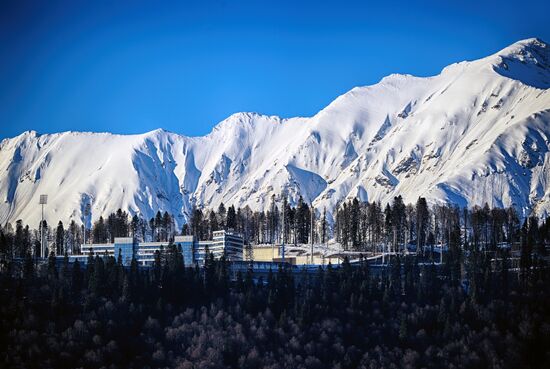 Ski resort at Krasnaya Polyana