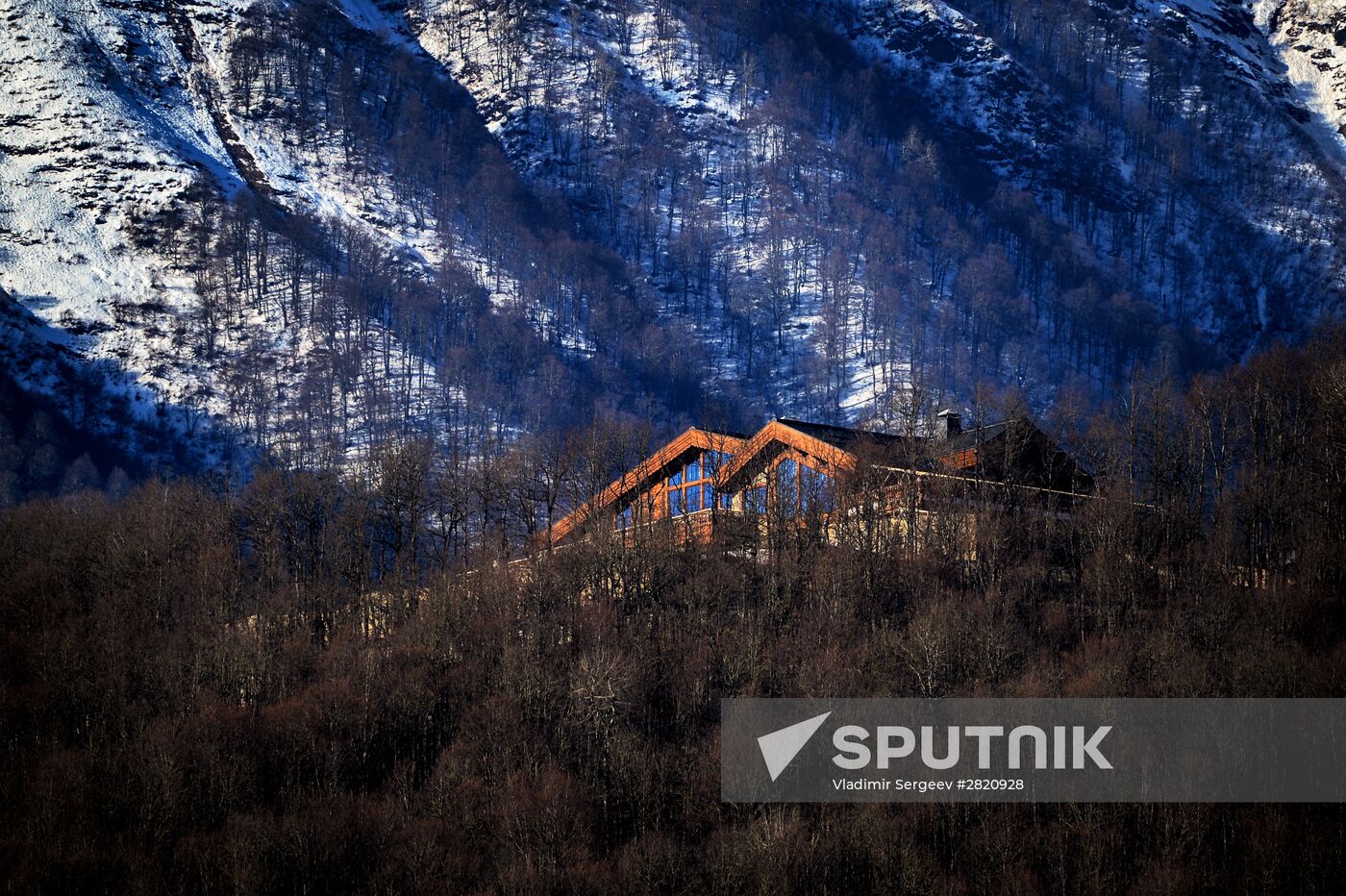 Ski resort at Krasnaya Polyana